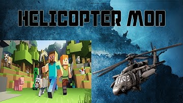 Minecraft | Helicopter MOD!! (helicopters, Tanks, Jets and more!!) | Minecraft MOD Showcase