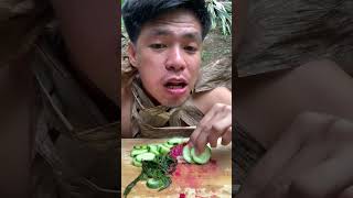 Chinese Kangkong sawsaw sa bagoong at may pipino sarap talaga nito try nyo | VenSoy Tisoy