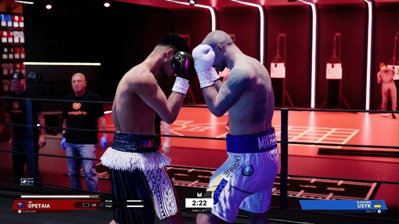 OLEKSANDR USYK VS JAI OPETAIA | ONLINE UNDISPUTED PS5 | BLOODY BATTLE THAT ENDS WEIRD