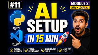 🚀 Python Setup for GenAI 🔥 | Complete AI Development Environment Setup | GenAI Course 2026 #11 Python For Ai 1 Dev Environment Setup