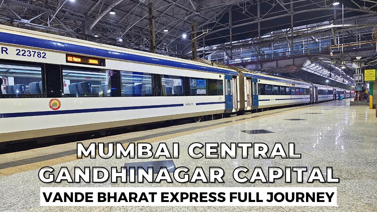20901 Mumbai Central Gandhinagar Capital Vande Bharat Express Full inside-vande-bharat-express-train-executive-class-train-food-more