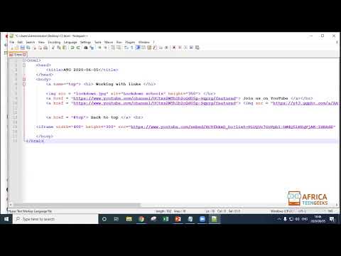 Grade 12 CAT | HTML Links - YouTube