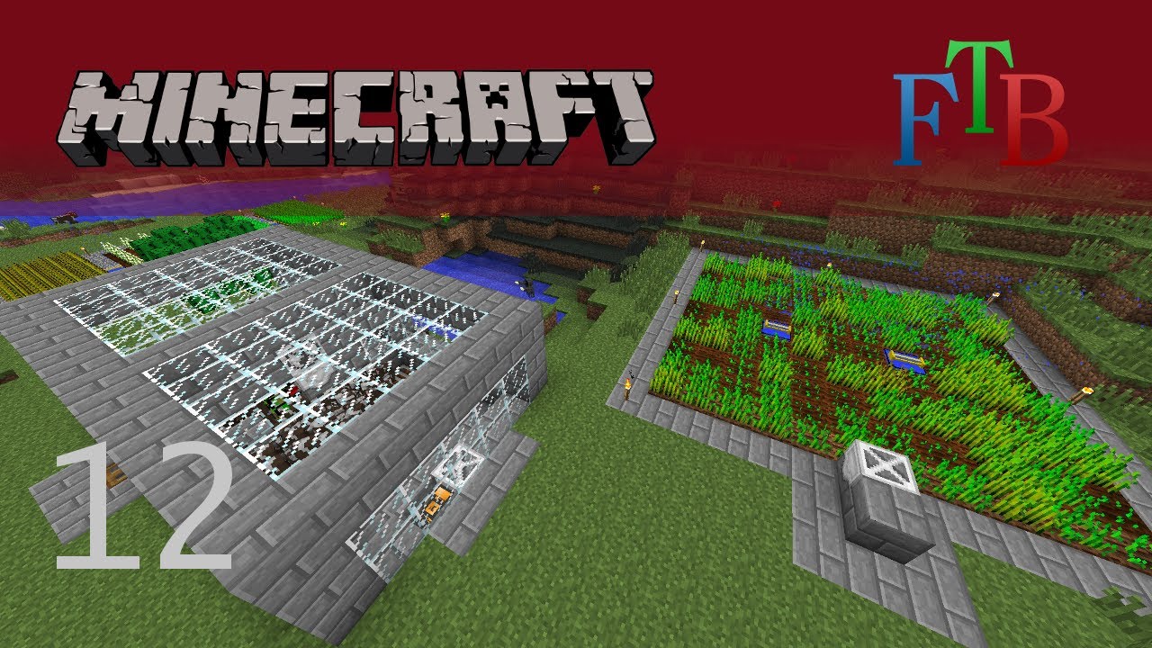 Minecraft FTB - S1E12 - Automatic Cow Farm - YouTube