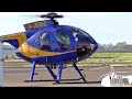 Md500e engine start and take off from livermore ca