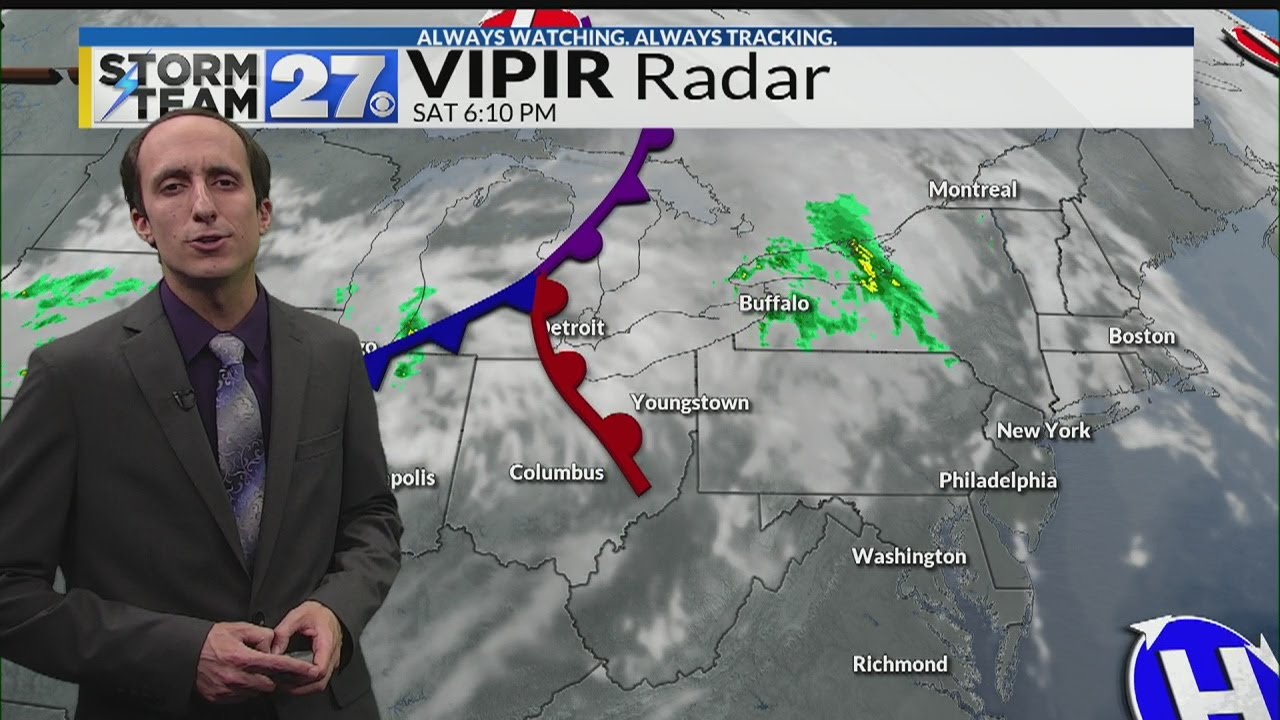 WATCH: Isolated shower or storm risk - YouTube