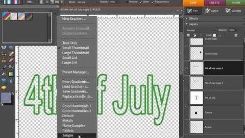 Digital Scrapbooking - Outline Text Tutorial