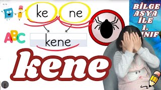 K Harfini Öğreniyorum - 1. Sınıf Okuma Yazma - Hece Birleştirme Çalışmaları - Birinci Sinif
