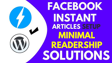 Facebook Instant Articles Setup Hindi | Facebook Minimal Readership Error Solution