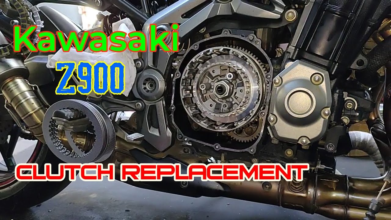 HOW TO REPLACE YOUR KAWASAKI Z900 CLUTCH YouTube