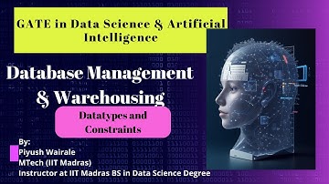 Tutorial: Voorbeeld van gegevenstype en beperkingen | Databasebeheer en -opslag | GATE DA
