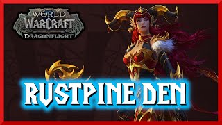 Rustpine Den Storyline - Sojourner Of The Azure Span - World of Warcraft : Dragonflight