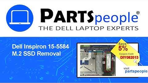 Dell Inspiron 15-5584 (P85F001) M.2 SSD How-To Video Tutorial