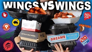 Ranking Top 8 Fast Food Chains Chicken Wings 🍗 Best to Worst Which Chain Has The Best Chicken Wings