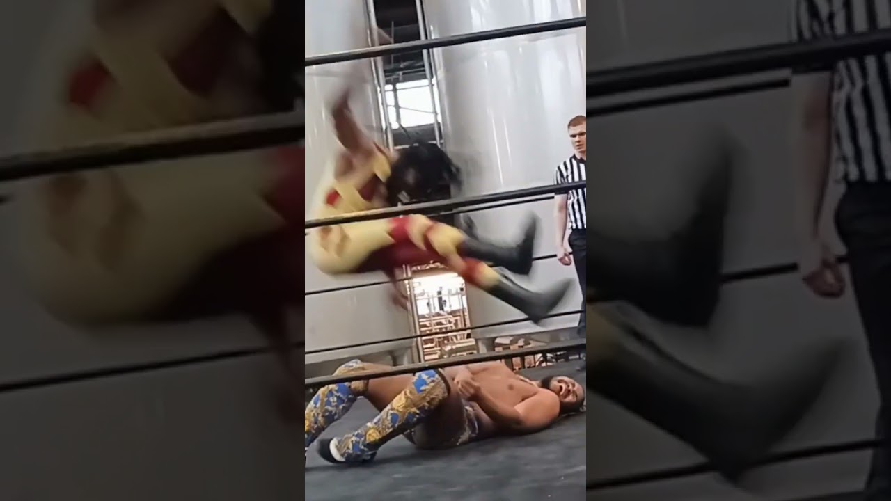 DROP! Legdrop by Reyhan Inteus on Angelo Carter!  