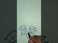 how to draw flower plant#drawing #shortsfeed #shorts