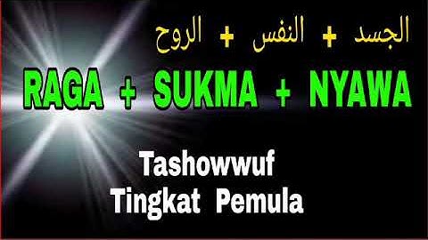 Manusia Terdiri dari JASAD (Raga) + NASF (Sukma) + RUH (Nyawa) - Eps.3