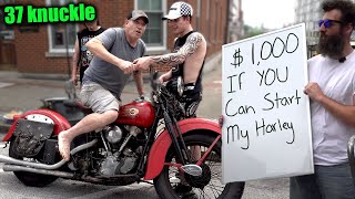 $1,000 if you Can Start My OLD Harley Davidson