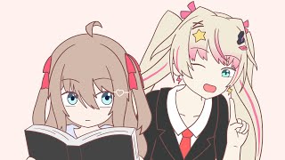 Neuro-Sama learning the alphabet with Lia | Animation