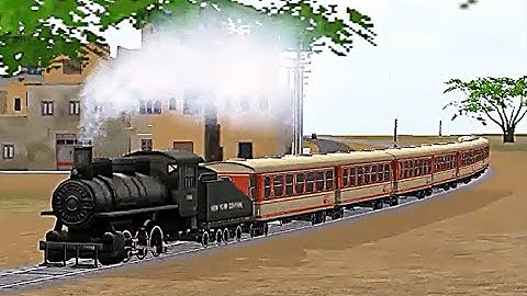 Train Sim - India Using New York Central 0-6-0 - Simulasi Kereta Api