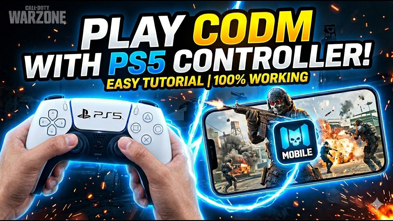 How to Play COD: Mobile With A PS5 Controller - 2026 Step by Step - YouTube