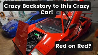 What Crazy Events Led to This Lamborghini Countach Having a Red on Red Color Combo?