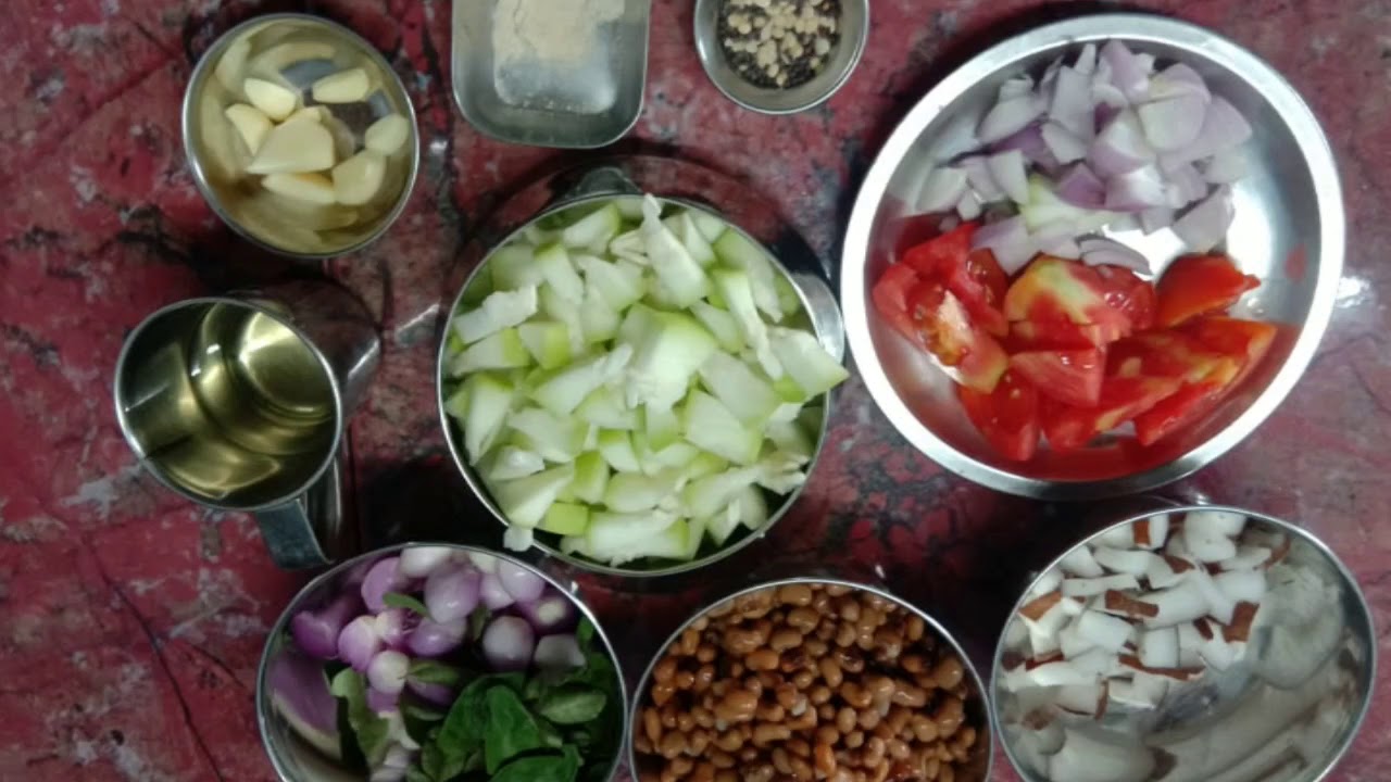 தட்டப்பயிறு சுரைக்காய் குழம்பு செய்வது எப்படி❓/ CowPeas Bottle Gourd Gravy with tamarind