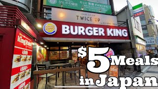 5 Meals - Burger King In Japan