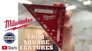 MILWAUKEE TRIM SQUARE FEATURES  SHORTS