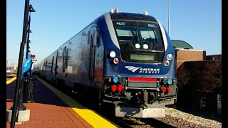 Metra, BNSF, & Amtrak Morning Service at the Joliet Transportation Center, October 28, 2022