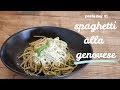 ♬how to make spaghetti alla genovese♬　ジェノベーゼの作り方