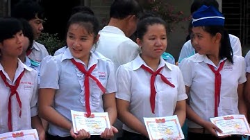 Nhận Thưởng Nghi Thức Đội - cuối năm học [THCS Nguyễn Đức Ứng]