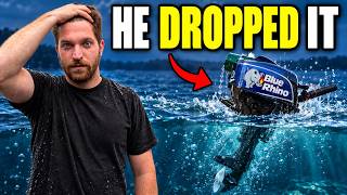 Saving the Propane Outboard Luke Dropped Overboard