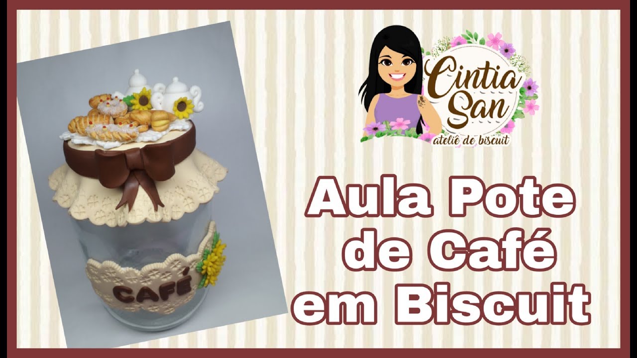 Pote para Café em Biscuit