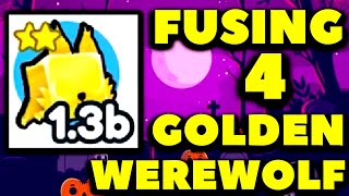 Fuse 4 Golden Werewolf - Pet Simulator X Halloween Event!