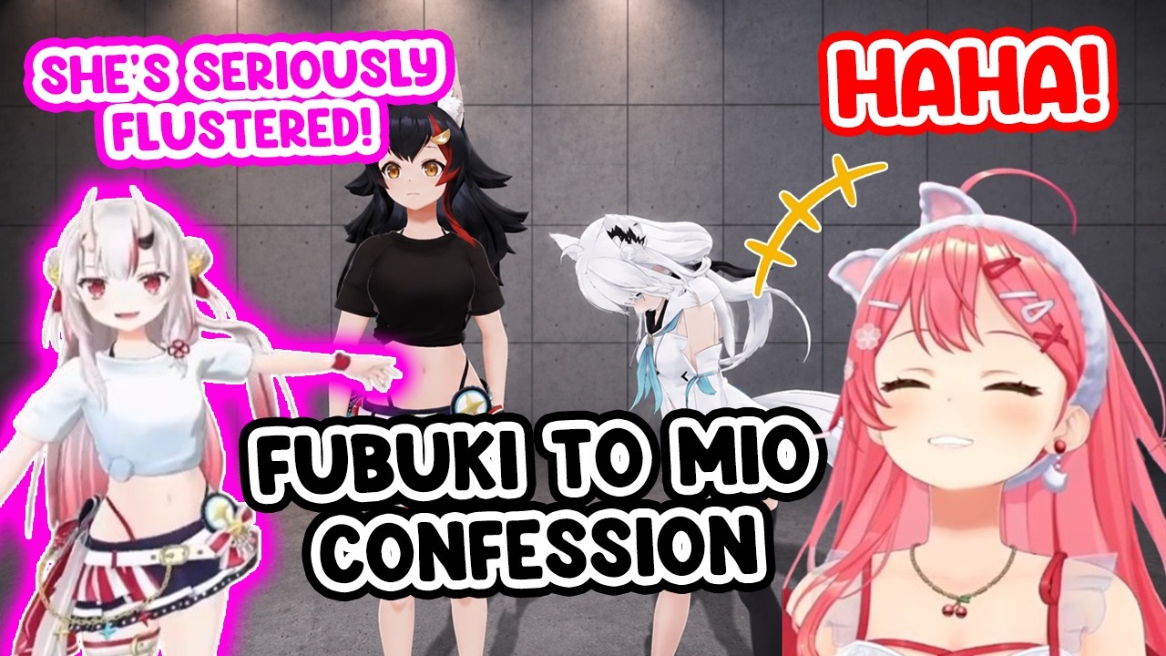 Miko Loses It After Fubuki's Flustered Confession to Mio