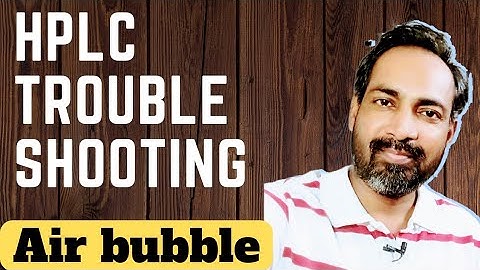 hplc troubleshooting | removal of air bubble in HPLC  | hindi