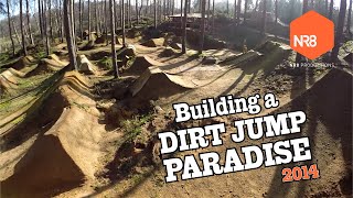 Building a dirt jump paradise - Real Teamwork. Trail makeover 2014 - 2020 remix