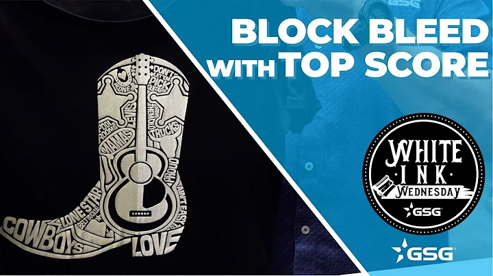 How to Prevent Dye Migration Screen Printing Poly with Top Score LC | White Ink Wednesday