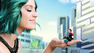 Giantess Katy Perry in COVERGIRL Super Sizer Mascara Commercial