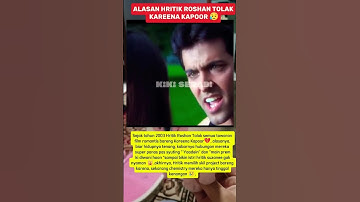Thumbnail of Alasan Hrithik Rosan Tolak Kareena Kapoor #bollywood #hrithikroshan #kareenakapoorkhan