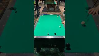 This 8 ball middle pocket shot is insane #billiards #trickshot #8ballpool