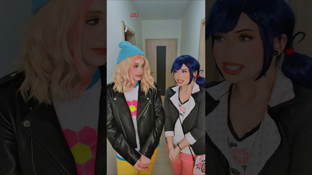 Loved by everyone | Zoé & Marinette @nikkihatsunecosplay #miraculous #cosplay #shorts