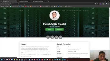UTS Pemrograman Web 1, membangun aplikasi web dengan tema curiculum vitae