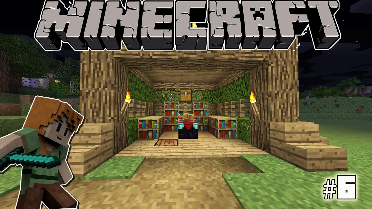 Membuat Enchanting Room - Minecraft Survival Indonesia - YouTube