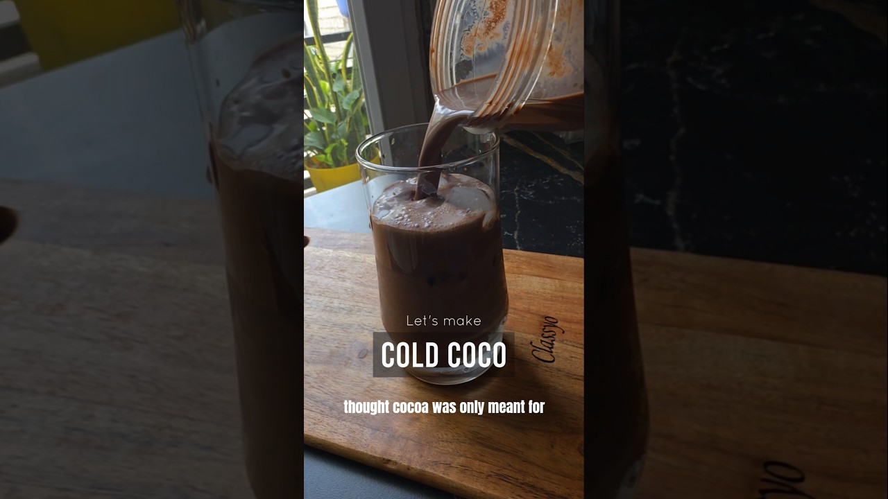 Chocolate Cocoa no cournflour | Chocolate Coco Drink for summers | Refreshing Summer drink #coldcoco