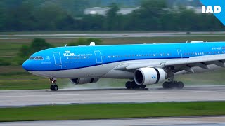 11 NON-STOP HEAVY ARRIVALS ✈ IAD Washington Dulles Plane Spotting