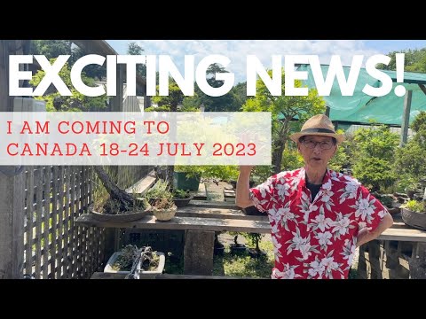 UPCOMING CANADA TRIP