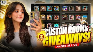BGMI LIVE CUSTOM ROOM || CUSTOM ROOMS || BGMI LIVE ROOMS #bgmi #girlgamer #Customrooms