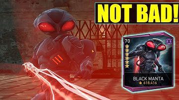 Finally Got My Black Manta To 6 Stars Injustice 2 Mobile