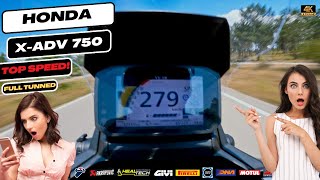 HONDA X-ADV 750 | Full Tunned | TopSpeed 279 | Akrapovic & Termignoni screenshot 4